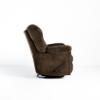 Connery Swivel Rocker Recline – Chocolate Fabric (side)
