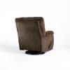 Connery Swivel Rocker Recline – Chocolate Fabric (back)
