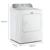 Picture of MAYTAG MED5605RW