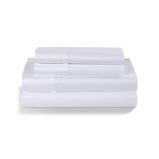 Hyper-cotton Queen White Sheet
