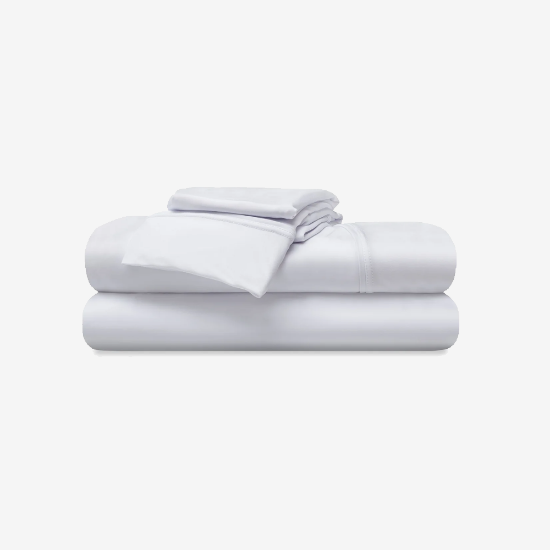 Vertex Split King Or Cal/King White sheet set