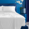 Vertex Split King Or Cal/King White sheet set