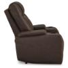 Schooner Rocks Dual Power Theater Chair - Umber Performance Fabric