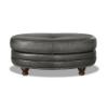 Belfast Leather Ottoman – Ash Top Grain Leather