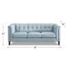 Arvo Leather Sofa – Spa Blue Top Grain Leather