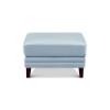 Arvo Leather Ottoman – Spa Blue Top Grain Leather