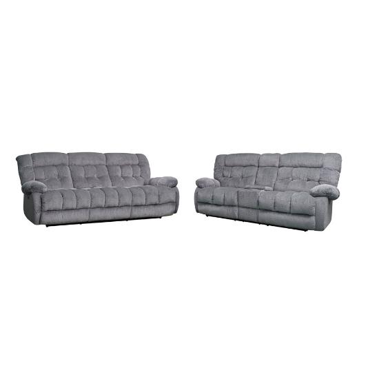 Picture of BARCALOUNGER BENTLEY-PWR-SOFA/LOVESEAT-GREY