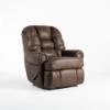 Comfort King Wall Saver Recliner in Walnut Performance Fabric