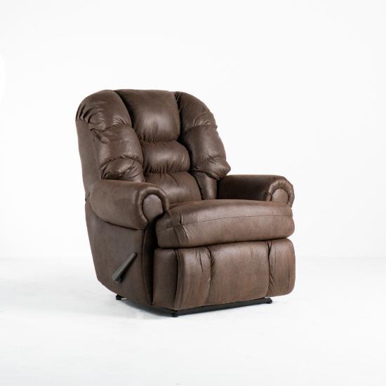 Comfort King Wall Saver Recliner in Walnut Performance Fabric