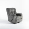 Connery Swivel Rocker Recliner – Slate Fabric