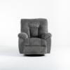Connery Swivel Rocker Recliner – Slate Fabric