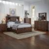 Sun Valley Queen 5 Piece Bedroom with Rustic Timber Finish