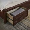 Sun Valley King Storage Bed with Rustic Timber Finish