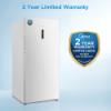 Midea 13.8-cu ft Garage Ready Frost-free Upright Freezer in White