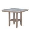 Serena 5-Piece Pub Table Set With Faux Marble Top