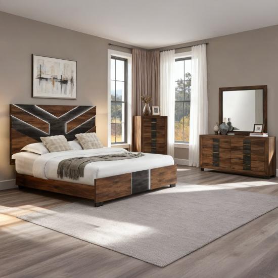 Picture of GLOBAL OPTIMUS-KING-6PC-BEDROOM-PKG