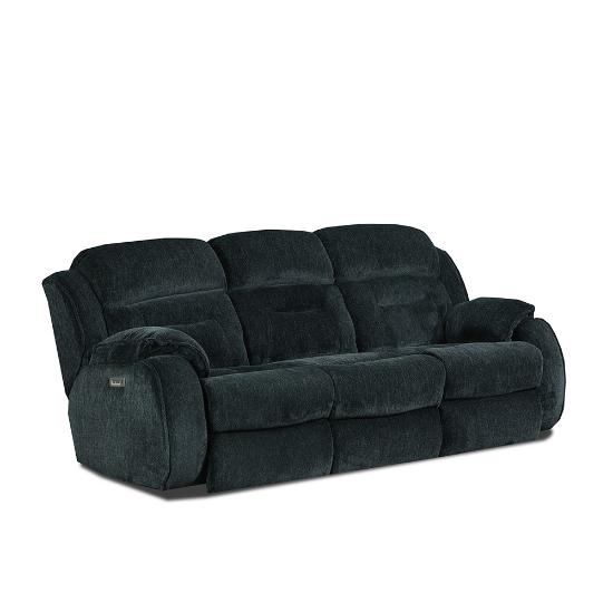 Chandler Dual Power Reclining Sofa – Black Forest Cover