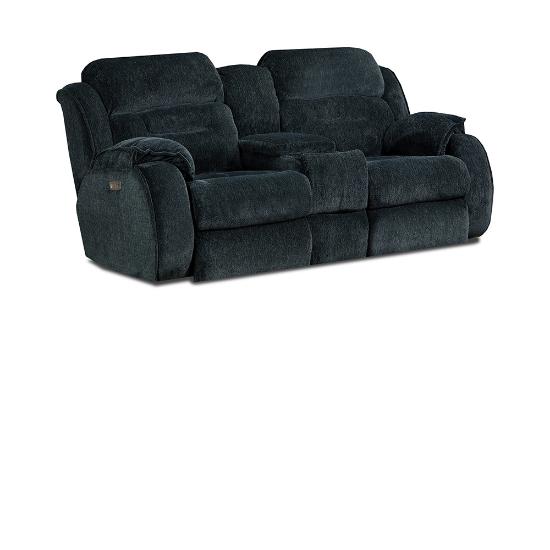 Chandler Dual Power Reclining Loveseat – Black Forest Cover