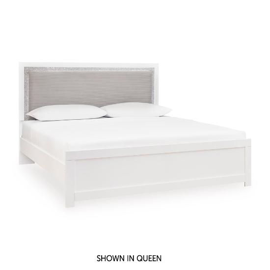 Picture of ASHLEY RAECHALLA-TWIN-PANEL-BED-WHITE