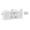 Picture of SAUDER 429575-62"-TV-CREDENZA-CHKCHST