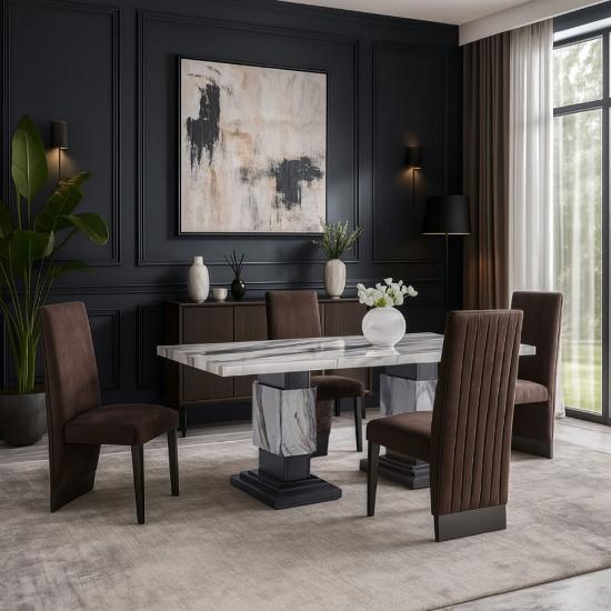 Picture of GLOBAL PANDA-TRESTLE-TABLE(4)SIDECHAR