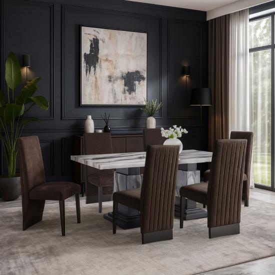 Picture of GLOBAL PANDA-TRESTLE-TABLE(6)SIDECHAR