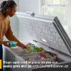 Whirlpool chest freezer counterbalance lid staying open for easy access to frozen food