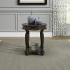 Liberty Furniture Hampton Oval End Table in Satin Sienna room setting