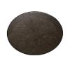 Hampton Oval End Table fancy face veneer top view
