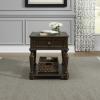 Liberty Furniture Hampton Rectangular Drawer End Table in Satin Sienna room setting
