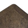 Hampton Rectangular Drawer End Table Cathedral White Oak veneer detail