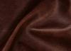 Hampton Loveseat top-grain brown leather upholstery detail