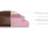 Hampton Leather Ottoman – Cushion Construction Diagram