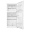 Midea MRT18D3BWW Top Freezer Refrigerator Interior Storage
