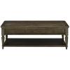 Liberty Furniture Maui 54-inch Cocktail Table in Sienna back view
