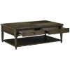 Liberty Furniture Maui Cocktail Table with two open storage drawers