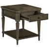 Liberty Furniture Maui End Table with open storage drawer and bottom shelf