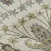 Hatay HY6 Ivory Maui Area Rug floral pattern and plush pile detail