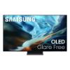 Samsung QN65S90H 65-inch S90H OLED 4K Vision AI Smart TV front view featuring a vibrant display with Glare Free technology.