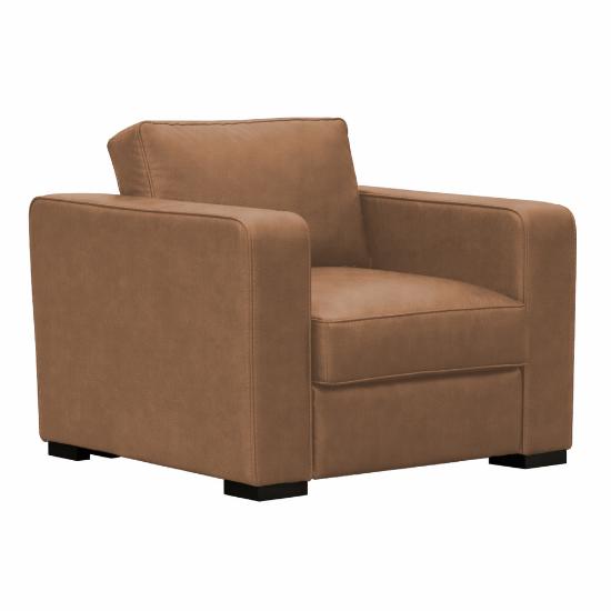 Picture of NATUZZI I002-003(AON1)-ARMCHAIR-LTHR