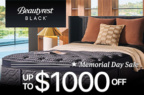Beautyrest Black mattress Memorial Day sale with savings up to 1000 dollars