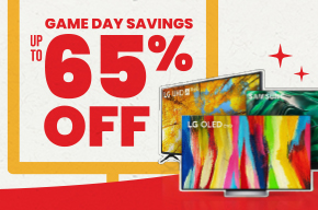 Game Day Savings up to 65% Off