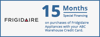 15 Months Financing Offer On Frigidaire