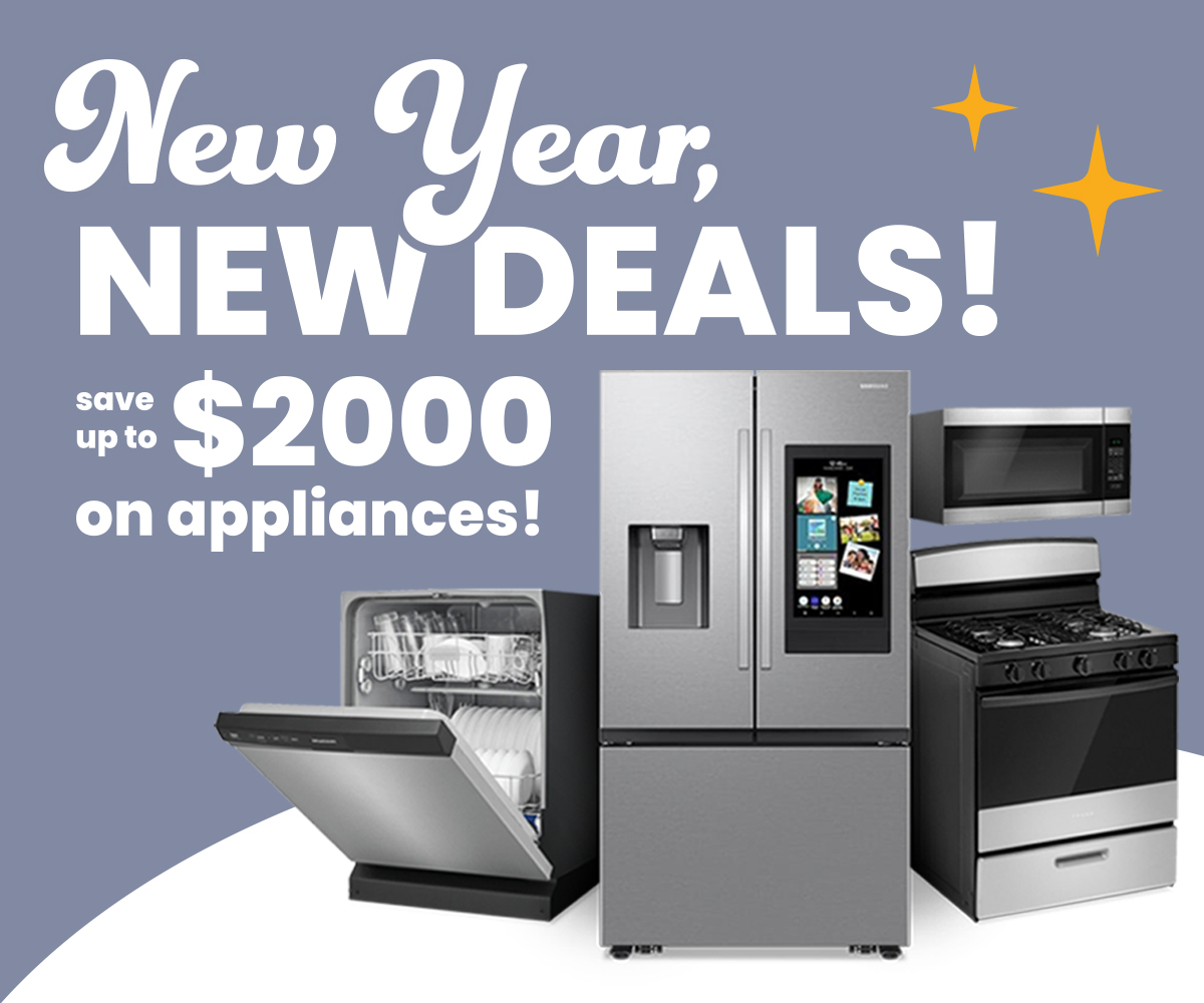 Save up to $2000 on select appliances instantly