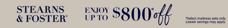 Save Up To $800 Stearns&foster