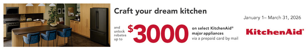 KITCHENAID - Get Up To $3000 Back